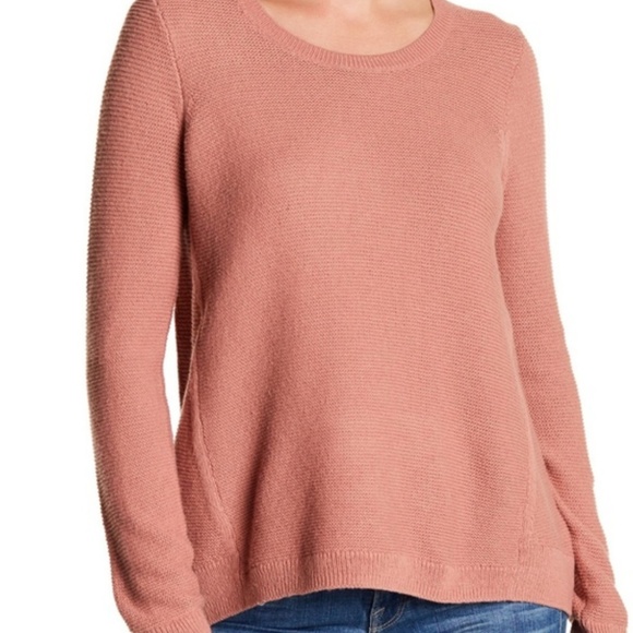 Madewell Riverside Textured Sweater Peach - Picture 7 of 7